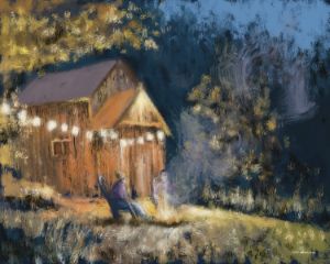 Cabin Campfire - The Art of Larry Whitler