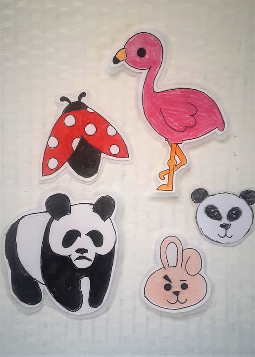 Handmade Stickers - Anne ocean - Crafts & Other Art, Stickers - ArtPal