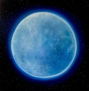 Blue Moon - Giovanni Caravaggio - Paintings & Prints, Astronomy
