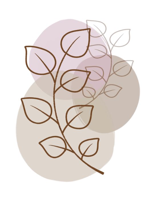 Leaves with Neutral Tone Color - Regine Handoyo
