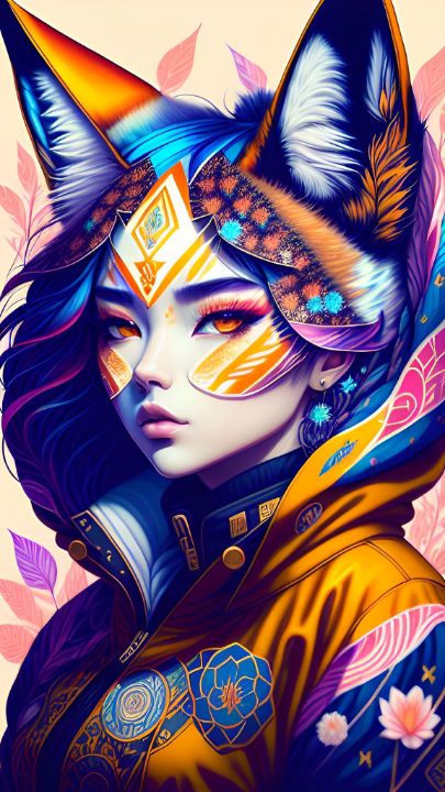 Kitsune Kin Art - DBW Studios - Digital Art, Animals, Birds, & Fish ...