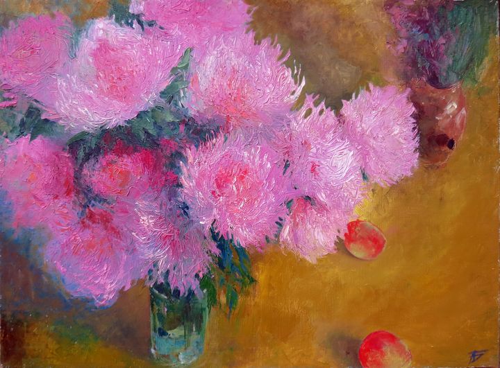 Pink asters - Lidiya Borisova