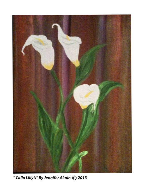 Calla Lilly’s - Jenn’s Wall Art LLC