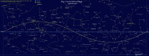Star constellation map - NordicArt.one