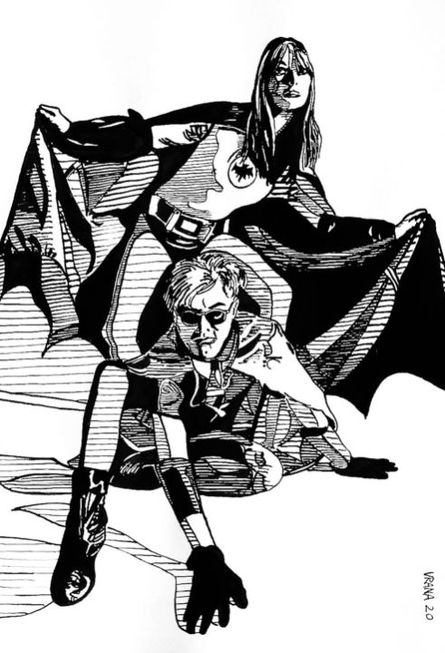 Andy Warhol and Nico as Batman - Martin 