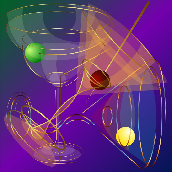 abstract of cocktails - Kotolmachoff