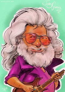 Jerry Garcia Caricature
