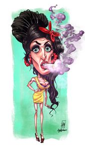 Amy Winehouse Caricature