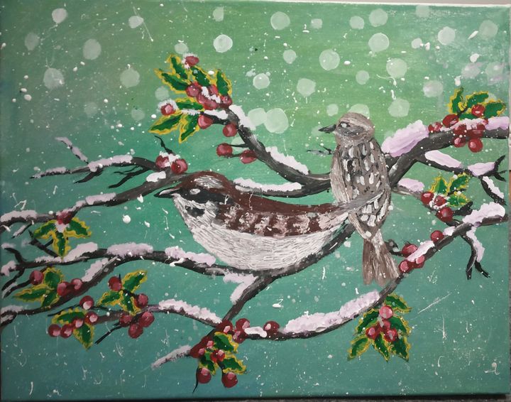 Sparrows inspired by @goodnessinyou - Sarupya