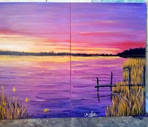 Purple lake