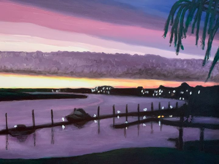 Winter Sunrise in Thunderbolt - Leona Patrick