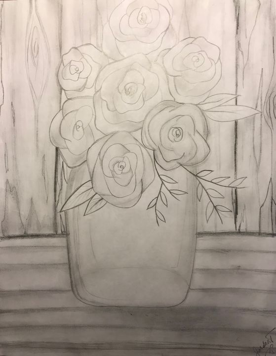 Flowers in a jar - Jordan T