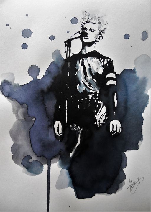 Portrait of Martin Gore - Federica Gallery - Paintings