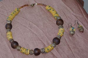 African beads necklace
