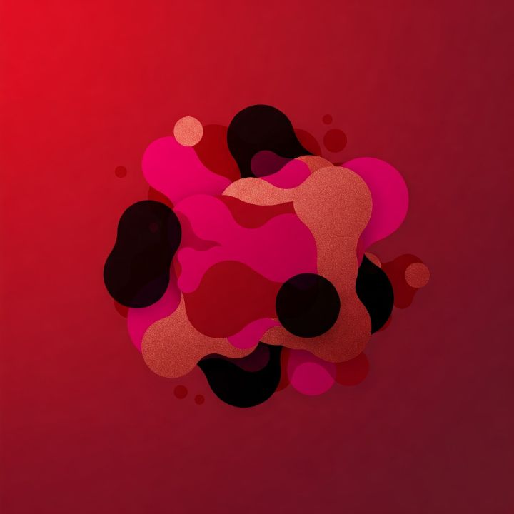 Red 2d theory #2 - Robert Anthony - Digital Art & AI, Abstract ...