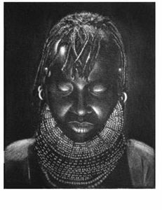 Study Of A Massai Women