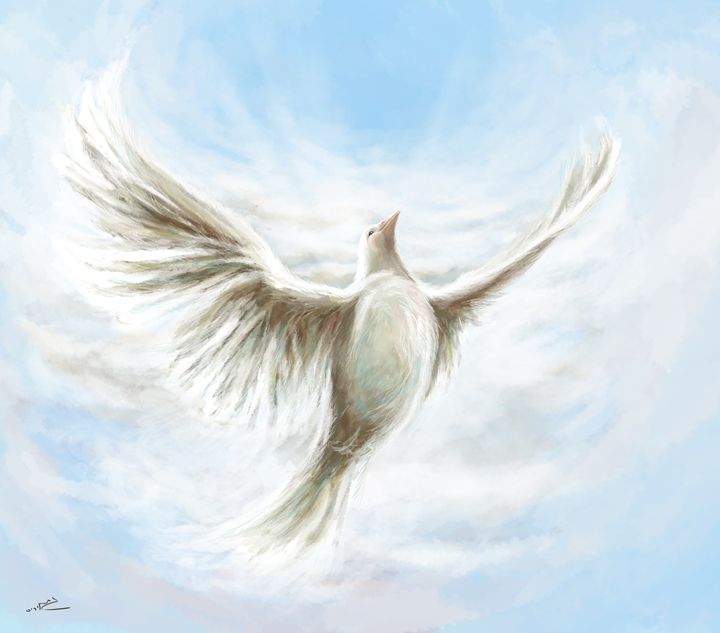 Soar on the wings of wind - Iris Gat - Art