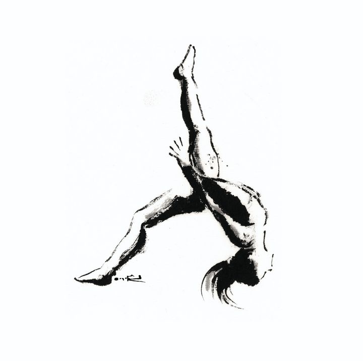 Rolling in the air - Iris Gat - Art