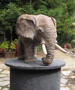 Free Standing African Elephant
