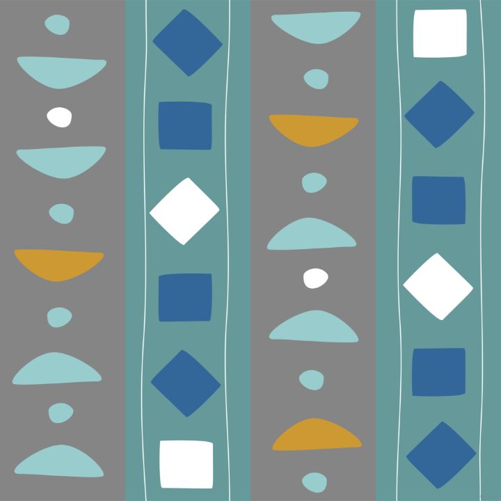 buttondown S awl Designs Digital Art & AI, Abstract, Geometric ArtPal