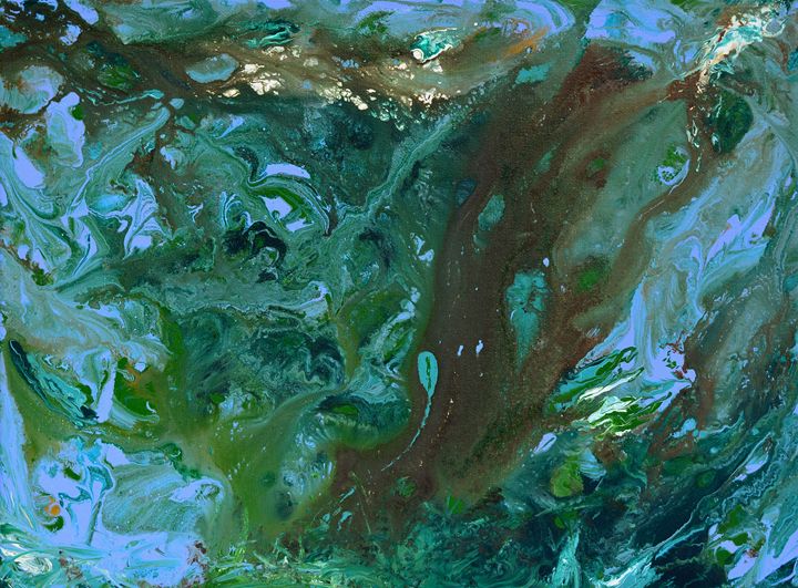 Den berusade båten II - Marble Abstract