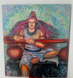 PAinTing- MUSICAL LORD SHIVA