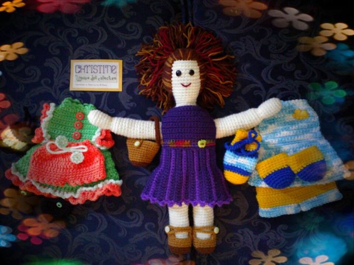 Handmade Doll Outfit Set - Perfect For Dolls - Includes 4 Dresses