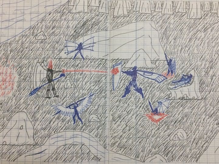Five guards - My Book - Drawings & Illustration, Fantasy & Mythology ...