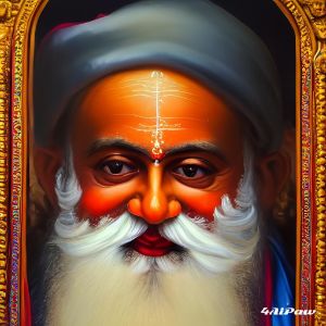 The Holy picture of Om Santa