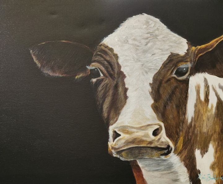Spring Calf - Kevin Bradshaw Western Studio - Paintings & Prints ...