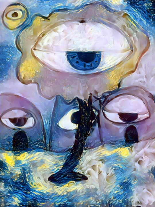 Eyes Watching You Drawings From the Mind Digital Art, Fantasy