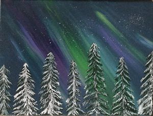 Beauty of the Night - Up and Down Art by Kim Mlyniec