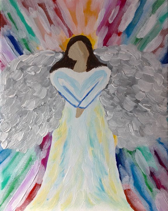 Wings of Love - Up and Down Art by Kim Mlyniec - Paintings & Prints ...