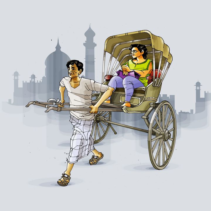 Kolkata Rickshaw Puller - Lal Perera