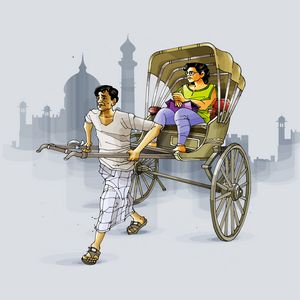 Kolkata Rickshaw Puller