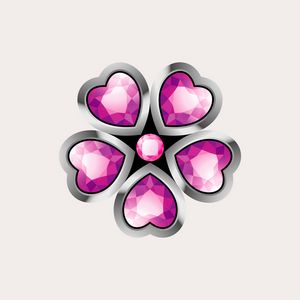 heart shape gems