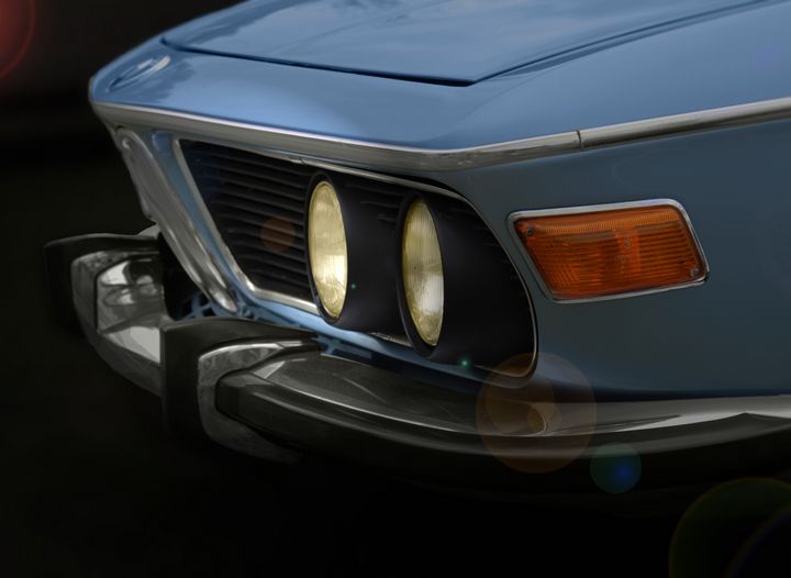 BMW e9 - Mansky's automotive art