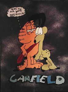 Garfield and Odie fan art.