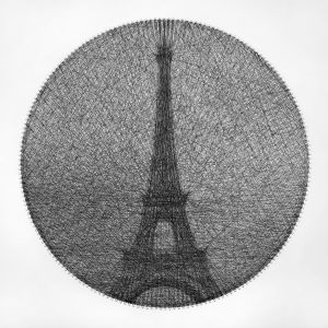 Eiffel Tower String Art Wall Panel - Andrey Saharov