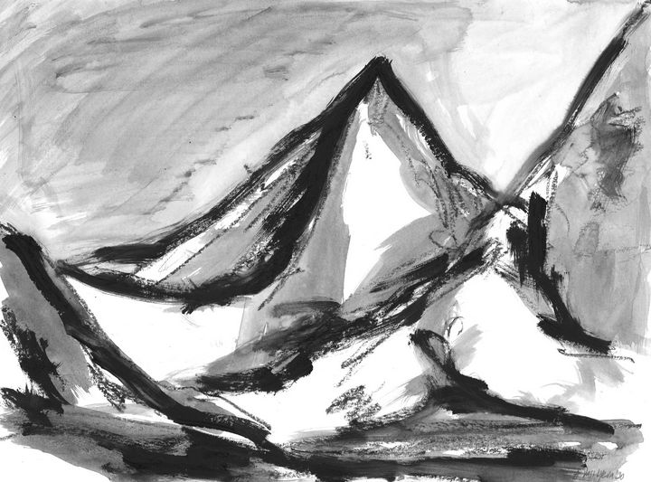 Mountains 001 - Anastasia Vasilyeva Art