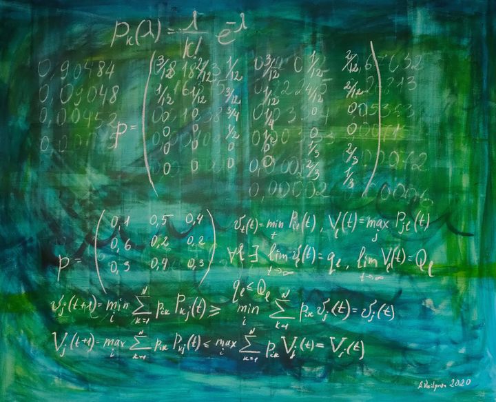 Poisson distribution Conceptual - Anastasia Vasilyeva Art - Paintings ...