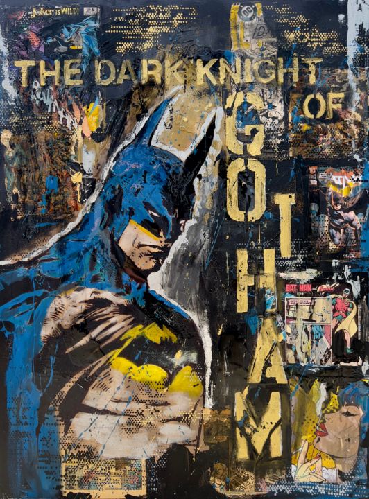 The Dark Knight of Gotham - KISSING.ART