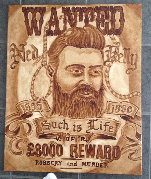 Ned Kelly - Painted in prison - Timothy wright