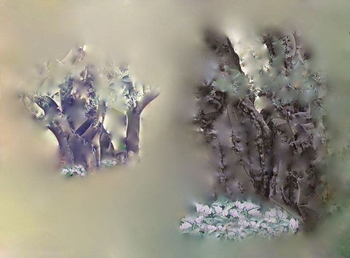 2000-YEAR-OLD OLIVE TREES - JUDITH LUNGEN'S DIGITAL PAINTINGS