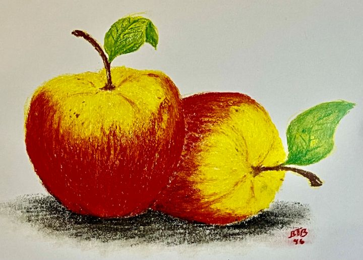 Apples - Brian T Brown Art - Drawings & Illustration, Food & Beverage ...