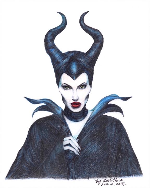 Maleficent Drawing by Moore Creative Images - Pixels