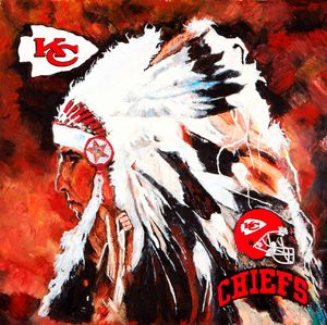 Kansas City Chiefs vs Jets 1963 Program Painting by Big 88 Artworks - Pixels