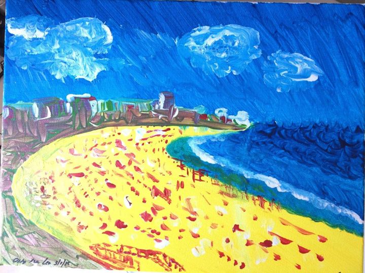 Beaming Coogee Beach OLTAY Art Paintings & Prints, Landscapes