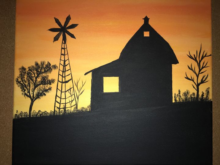 Shadowed Texas Barn - BPW Artistry