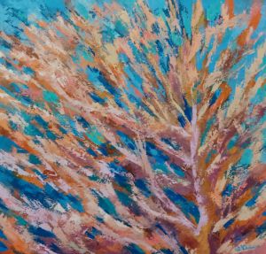 Sardine run. Underwater world - Olga Nikitina - Paintings & Prints,  Animals, Birds, & Fish, Aquatic Life, Fish, Tropical Fish - ArtPal